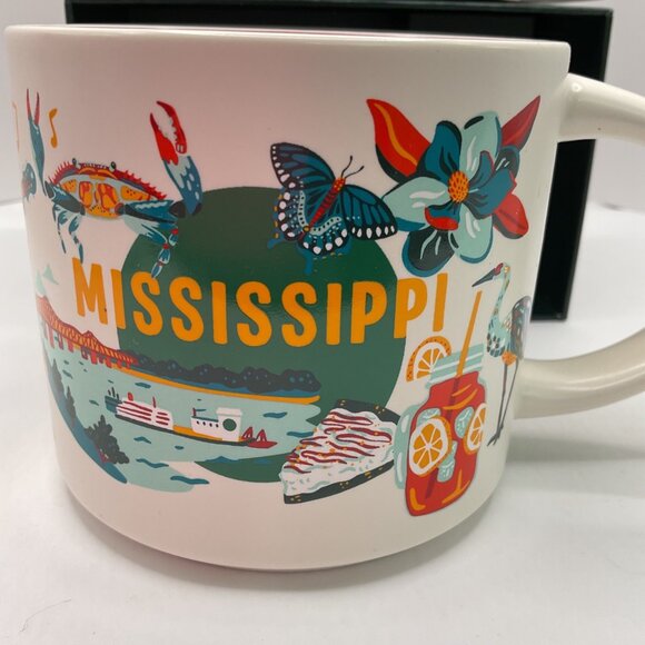 Starbucks Discovery Series Mississippi 14 Fl Oz Mug With Illustrations - Picture 6 of 6